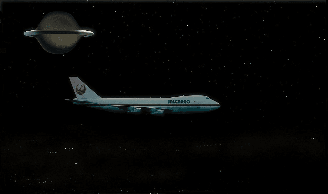 Illustration of the Japan Airlines Flight 1628 Incident